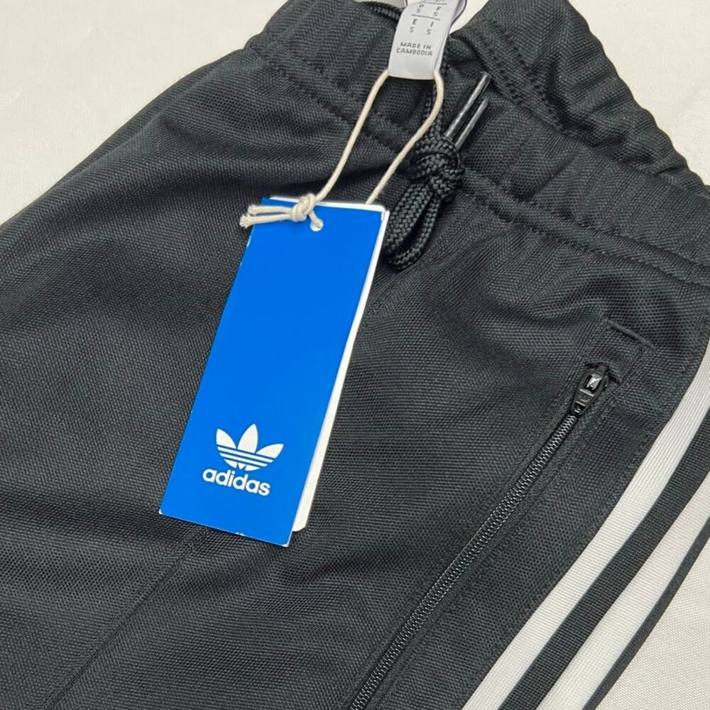 Adidas Originals 3 Stripe Track Pants Trefoil Zip Pocket Joggers NWT Men's S - Picture 5 of 12